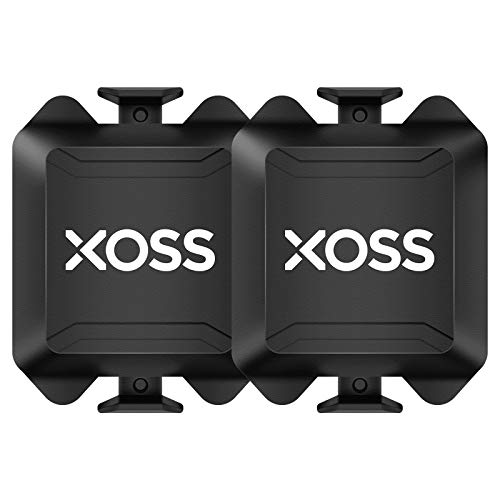 XOSS Cadencia/Velocidad Sensor para la computadora de la Bici teléfono Inteligente Bluetooth/Ant + Modo Dual Ciclismo Bicicleta inalámbrica (Cadencia/Velocidad Sensor x2 pcs)