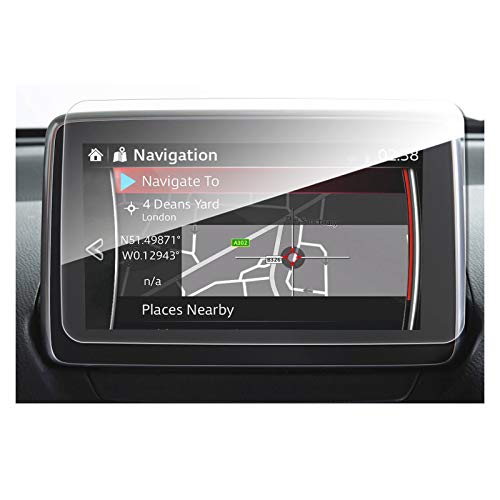 YEEPIN Mazda MZD Connect CX-3 CX-4 MX-5 película de la pantalla de navegación de 7 pulgadas, 9H dureza anti-fouling anti-huella digital pantalla de protección integral