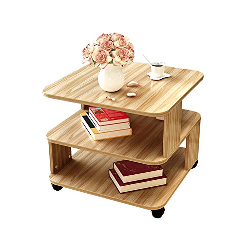 ZR- Mesa Lateral Cuadrada Mesa de Centro Mesa de la Esquina Mesa portátil 3er Piso Plataforma de Almacenamiento Mesita de Noche 50 * 50 * 50 cm Mueble ZR- Mesa Lateral Cuadrada Mesa de Centro Mesa de la Esquina Mesa portátil 3er Piso Plataforma de Almacenamiento Mesita de Noche 50 * 50 * 50 cm Mueble