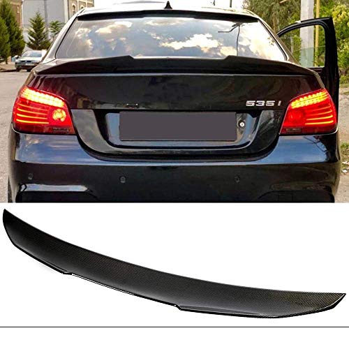 ABABABA Para E60 M5 Alas De Alerón Trasero De La Tribu Trasera para BMW 5 Series E60 M5 2004-2009 Pedal Trasero De Fibra De Carbono Tapa De Barco Alas De Labios Spoiler