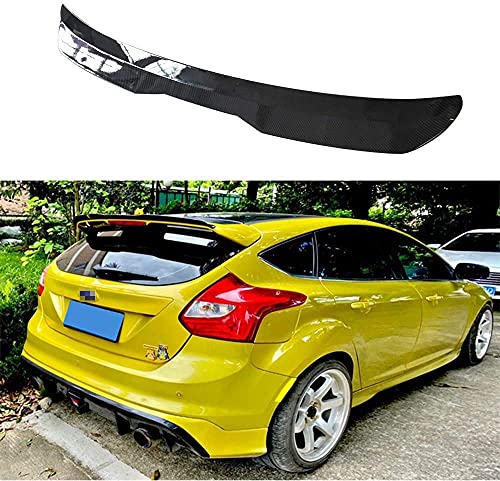 Alerón trasero ABS para Ford Focus 2012-2018 ST MK3, GT Accesorios de modificación de cola trasera, alerón trasero del maletero, duradero, brillante Alerón trasero ABS para Ford Focus 2012-2018 ST MK3, GT Accesorios de modificación de cola trasera, alerón trasero del maletero, duradero, brillante