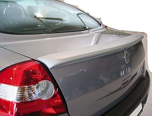 Alerón trasero ABS para Renault Megane II Sedan 2002 – 2008, accesorios de modificación de cola trasera de la camioneta, alerón trasero del maletero, duradero, brillante Alerón trasero ABS para Renault Megane II Sedan 2002 – 2008, accesorios de modificación de cola trasera de la camioneta, alerón trasero del maletero, duradero, brillante