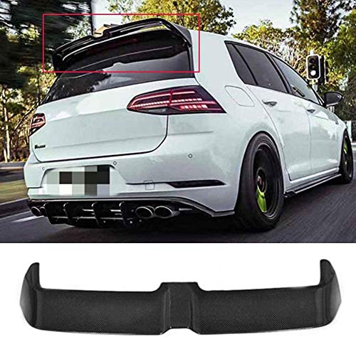 Alerón Trasero de Coche ABS Trasero Techo Maletero Spoiler para Golf 7 MK7 VII GTI GTD 7R 2013-2019, Cola Lip Spoiler Techo ala AleróN Auto Accesorios Decorativos