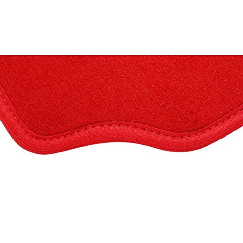Alfombra Idea, 1 alfombrilla para maletero de color rojo, de 01.04 a 03.09 a medida. Gama alfombra ETILE