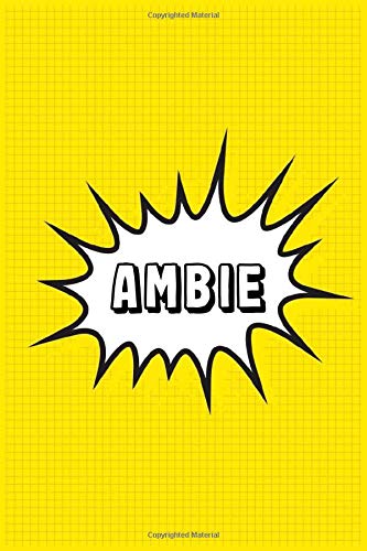 Ambie: Personalized Name Ambie Notebook, Gift for Ambie, Diary Gift Idea