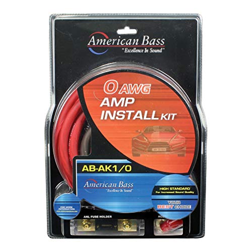 American Bass amplificador Kit de cableado 0 calibre americano graves