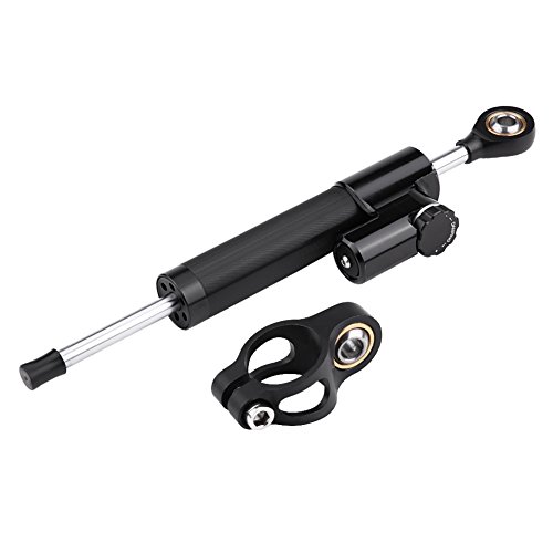 Amortiguador universal de la dirección de la motocicleta con soporte de montaje, Control de seguridad del estabilizador de la dirección de la motocicleta Amortiguador universal de la dirección de la motocicleta con soporte de montaje, Control de seguridad del estabilizador de la dirección de la motocicleta
