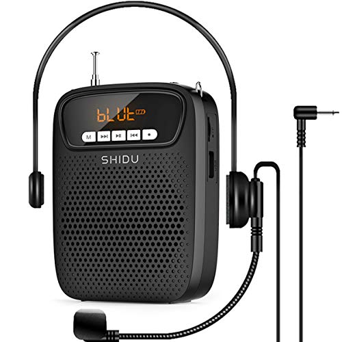 Amplificador de Voz, 15 Voltios (2500 mAh) Sistema de PA Recargable de Portatil Micrófono, Voice Amplifier con Micrófono con Cable para Profesores, Guías Turísticos, Conferencias, Clase fitness Etc. Amplificador de Voz, 15 Voltios (2500 mAh) Sistema de PA Recargable de Portatil Micrófono, Voice Amplifier con Micrófono con Cable para Profesores, Guías Turísticos, Conferencias, Clase fitness Etc.