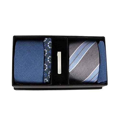 Angli – Corbata con paño y aguja de corbata – Regalo premium para hombre – Clásico y elegante