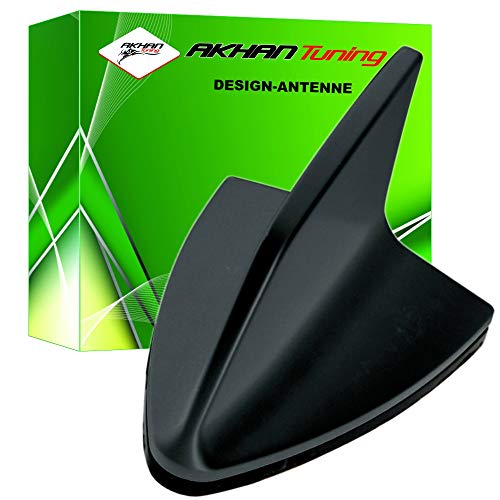 ANTB288 - SHARK ANTENA Antena Aleta de tiburón en forma de coche decorativo Antena DUMMY antena de techo NEGRO SPORT