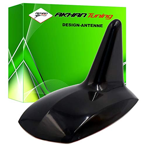 ANTB898 - SHARK ANTENA Antena Aleta de tiburón en forma de coche decorativo Antena DUMMY antena de techo NEGRO SPORT