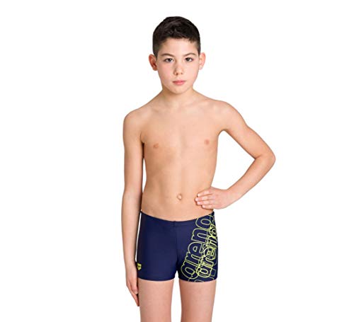 ARENA B Spotlight Jr Short Shorts, Niños, Navy/Soft Green, 8-9