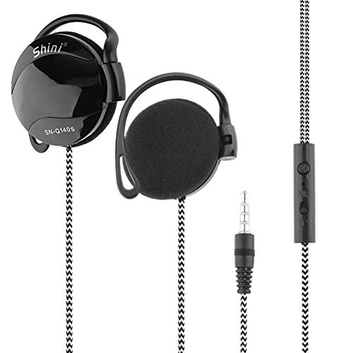 Auriculares in-ear (ultrafinos, ligeros y cómodos de llevar), para iPod, iPhone, MP3 y smartphones, color negro