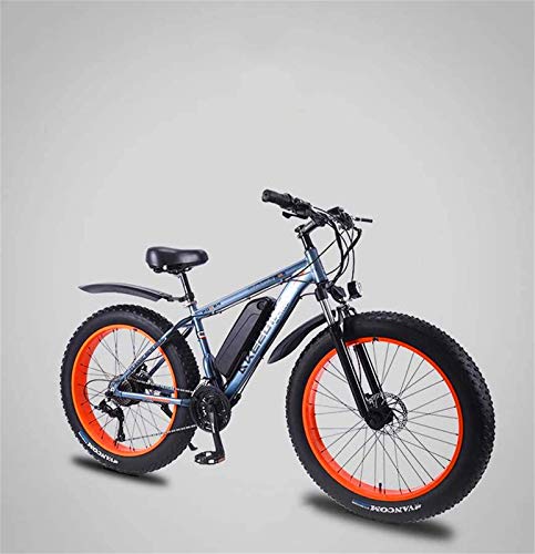 Bicicletas Eléctricas, Adulto Fat Tire Bike montaña eléctrica, batería de litio de 36V bicicleta eléctrica, de alta resistencia aleación de aluminio de 27 pulgadas Velocidad 26 4.0 Neumáticos motos de