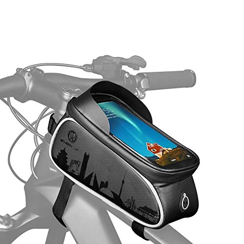 Bolsa de Bicicleta AHL RUEDE para elevar el Elemento Chino del Elemento Chino Bolsa de Bicicleta alquilada Bolsa Delantera Bolsa de Haz Delantera Bolsa de Tubo Superior Equipo de equitación