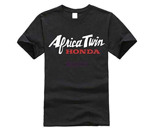Brand Short Sleeve Motorcycle Fans Africa Twin 750 t-Shirt Motorcycle S-3XL tee Shirt Black 3XL