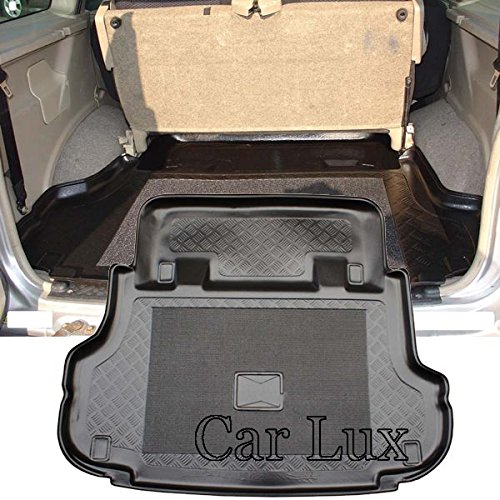 Car Lux AR00197 - Alfombra Cubeta Protector cubre maletero a medida con antideslizante y borde alto