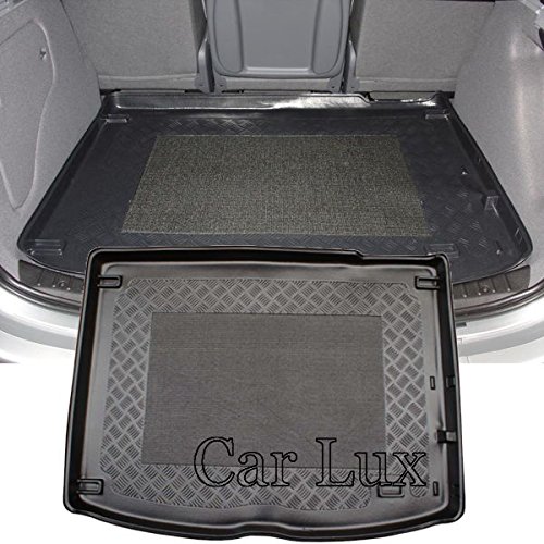 Car Lux AR02227 - Alfombra Bandeja Cubeta Protector cubre maletero a medida con antideslizante para Citroen Xsara Picasso
