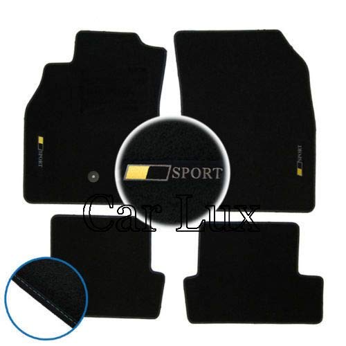 Car Lux AR04070 - Alfombras Alfombrillas Coche a Medida Personalizadas Sport Edition para Renault Megane III Coupe Desde 2007- Car Lux AR04070 - Alfombras Alfombrillas Coche a Medida Personalizadas Sport Edition para Renault Megane III Coupe Desde 2007-