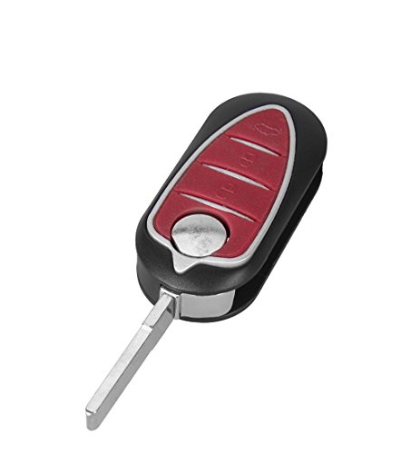 Carcasa llave para Alfa Romeo Giulietta Mito | 3 Botones | Mando a distancia Carcasa llave para Alfa Romeo Giulietta Mito | 3 Botones | Mando a distancia