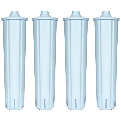Cartuchos de filtro de agua compatibles con filtro Jura Clars Blue para cafeteras automáticas Jura Café Impressa Ena Giga, eficaz con pastillas de limpieza para cafeteras automáticas (4)
