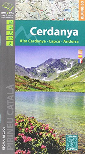 Cerdanya 1:50.000 mapa excursionista. Editorial Alpina.: Alta Cerdanya - Capcir - Andorra