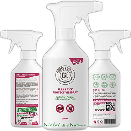 C&G Spray de protección contra pulgas y garrapatas para perros, no testado en animales C&G Spray de protección contra pulgas y garrapatas para perros, no testado en animales