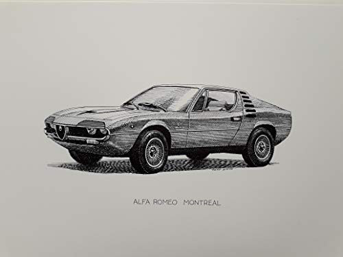 Classic Car Alfa Romeo Montreal - Impresión artística (A4)