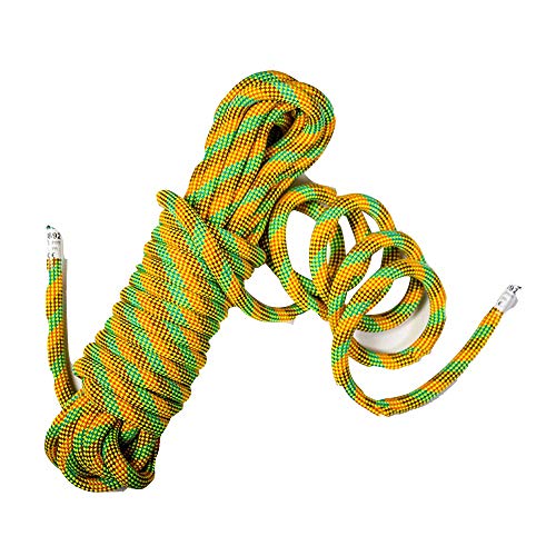 Cuerda Escalada de cuerda, diámetro 10,5 mm Seguridad rescate con cuerda cuerda estática cubierta Gimnasio al aire libre (Size : 18m)