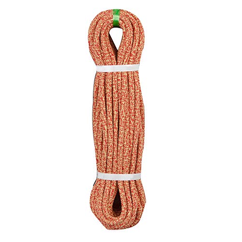 Cuerda Escalada estática Cuerda 8/10 mm Diámetro sólido cuerda trenzada trenza de usos múltiples de seguridad al aire libre Senderismo cuerda (Color : 0.39inch, Size : 18m)