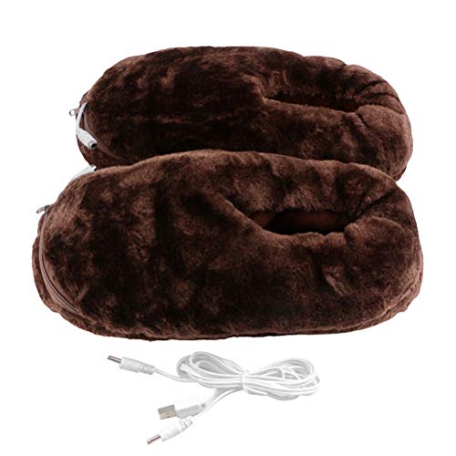 Diantai - Calentador de pies eléctrico por USB, para hombres y mujeres, para invierno, cálidos, para climas fríos, cómodos, cálidos Diantai - Calentador de pies eléctrico por USB, para hombres y mujeres, para invierno, cálidos, para climas fríos, cómodos, cálidos