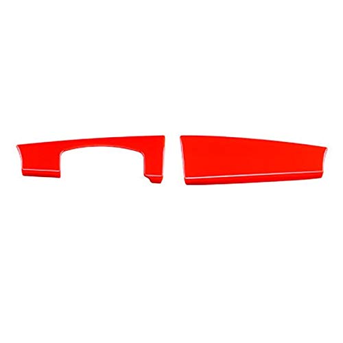 DMKJ para Mini para Cooper S JCW UNO F54 F55 F56 F57 F60 Directivo Altavoz Puerta Apoyabrazos Coche Countryman Rueda Decoración En Rojo Etiqueta Conjunto (Color : 10)