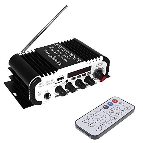 DollaTek Kentiger HY-V11 2CH Hi-Fi Bluetooth Car Audio Amplificador FM Estéreo Reproductor de Radio Soporte USB DVD Entrada de MP3 para Motocicleta de automóvil