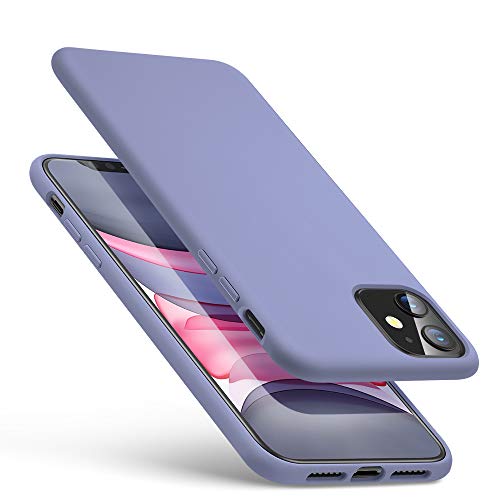 ESR Funda Serie Yippee Color Soft para iPhone 11, Funda Suave de Silicona Líquida, Cómodo Agarre, Protección para Pantalla y Cámara, Absorción de Golpes. para iPhone 11 6,1”.Púrpura.