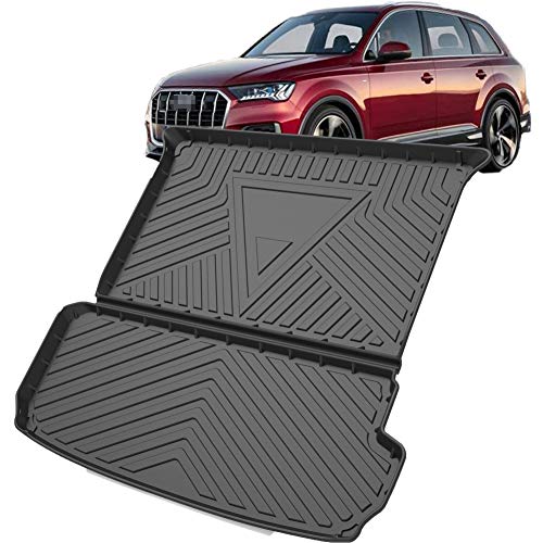 Estera Del Tronco De Automóviles, Compatible Con AUDI Q7 2016-2020 Mat De Tronco, Forro Antideslizante A Medida.