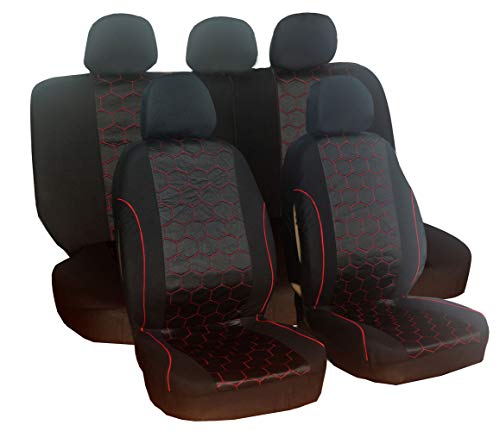 Fundas de asiento de poliéster para asiento delantero y trasero, para Juke Micra Navara D40 Qashqai J10 J11 Terrano 2 X-Trail T31 T32 306 307 308 508 4007 508 SW