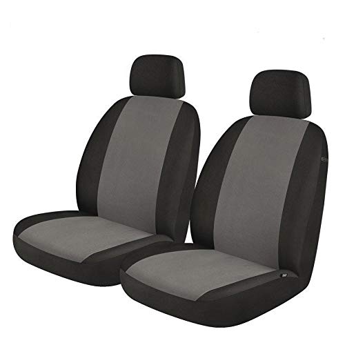 Fundas para asientos delanteros C4 Berlina (2004-2010) compatibles con asientos con airbag, con orificios para los reposacabezas y reposabrazos lateral, artículo K71