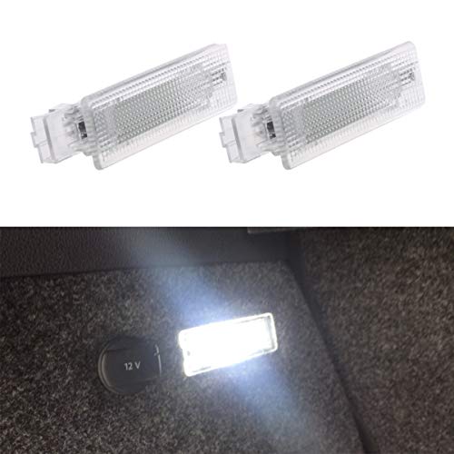 GOFORJUMP 2PC LED Blanco Tronco del Coche Equipaje Luz Interior de la lámpara Error Libre para V/olkswagen para V/W para G/olf MK5 Polo para P/assat para J/ETTA DC 12V GOFORJUMP 2PC LED Blanco Tronco del Coche Equipaje Luz Interior de la lámpara Error Libre para V/olkswagen para V/W para G/olf MK5 Polo para P/assat para J/ETTA DC 12V