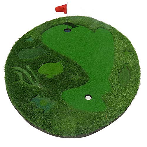 Golf Alfombras de Putting Colchoneta de Golf Entrenamiento para Adolescentes Campo de Golf Ambiental Exterior/Exterior Verdes Artificiales Golf de Interior Desmontable Ejercicio con 1 Bandera 6 Bola Golf Alfombras de Putting Colchoneta de Golf Entrenamiento para Adolescentes Campo de Golf Ambiental Exterior/Exterior Verdes Artificiales Golf de Interior Desmontable Ejercicio con 1 Bandera 6 Bola