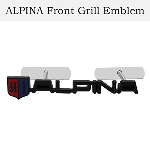 HTTY Etiqueta engomada del automóvil Recorte Capucha Frontal Grille Emblem Badge Calcomanías para automóviles 3D para M E46 E39 E90 E36 E60 F30 X5 E53 F10 Alpina B3 B4 B5 B7 D5