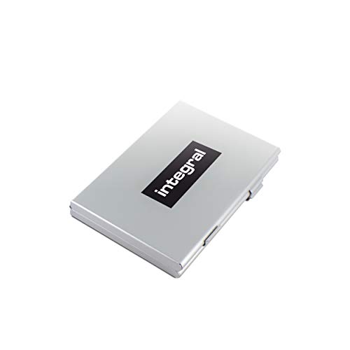 Integral Funda Protectora de Aluminio para Tarjetas SD y MicroSD Plata 6 SD Cards