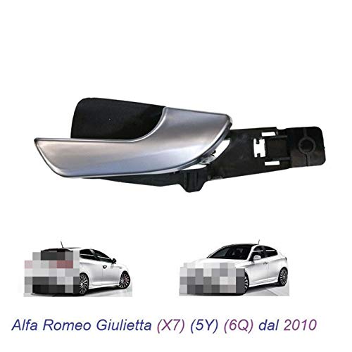 JXXDDQ Venta Directa de fábrica de la manija del Interior del Coche de la Puerta Principal for la manija Alfa Romeo Giulietta Interna del Lado Izquierdo (Size : Front Pair)