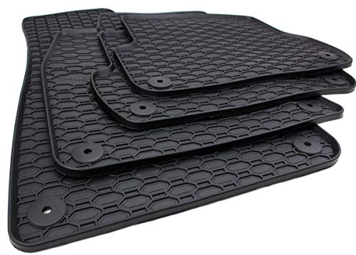 kfzpremiumteile24 alfombrillas de pie de goma 4 piezas en calidad en negro kfzpremiumteile24 alfombrillas de pie de goma 4 piezas en calidad en negro