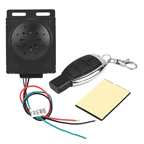 KIMISS Sistema de alarma antirrobo universal para moto con mando a distancia 9-16 V Sistema de alarma Kit anti-hijacking