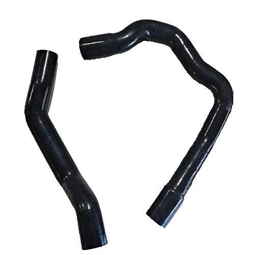 Kit de manguitos intercooler de silicona reforzada para Alfa Romeo 147, Alfa 156 y Alfa Romeo GT 1.9 Jtd, kit de 2 piezas negro Kit de manguitos intercooler de silicona reforzada para Alfa Romeo 147, Alfa 156 y Alfa Romeo GT 1.9 Jtd, kit de 2 piezas negro