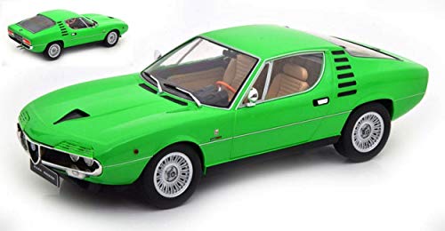 KK Scale Model Compatible con Alfa Romeo Montreal 1970 Green 1:18DIECAST KKDC180384