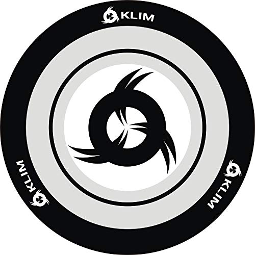 KLIM Chair Mat - Alfombra de Tela para sillas con Ruedas + Protector de Suelo para Silla de Oficina + Decora tu Oficina, salón, Dormitorio, etc. + 120 cm + Nueva 2021 (Gris y Negra) KLIM Chair Mat - Alfombra de Tela para sillas con Ruedas + Protector de Suelo para Silla de Oficina + Decora tu Oficina, salón, Dormitorio, etc. + 120 cm + Nueva 2021 (Gris y Negra)