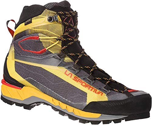 LA SPORTIVA Trango Tech GTX, Botas de montaña Hombre, Black/Yellow, 44 EU