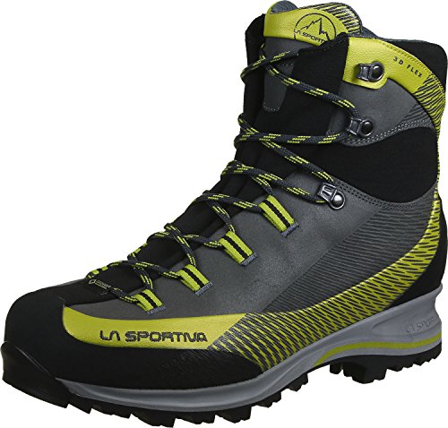 LA SPORTIVA Trango TRK Leather GTX Carbon/Green, Zapatillas de montaña Unisex Adulto, 44.5 EU