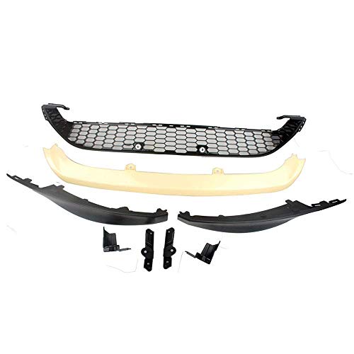 LHZBB Parachoques Delantero, Kit de carrocería, alerón, alas Blancas para Ford Focus 2015 2016 2017 2018, sin Pintar LHZBB Parachoques Delantero, Kit de carrocería, alerón, alas Blancas para Ford Focus 2015 2016 2017 2018, sin Pintar